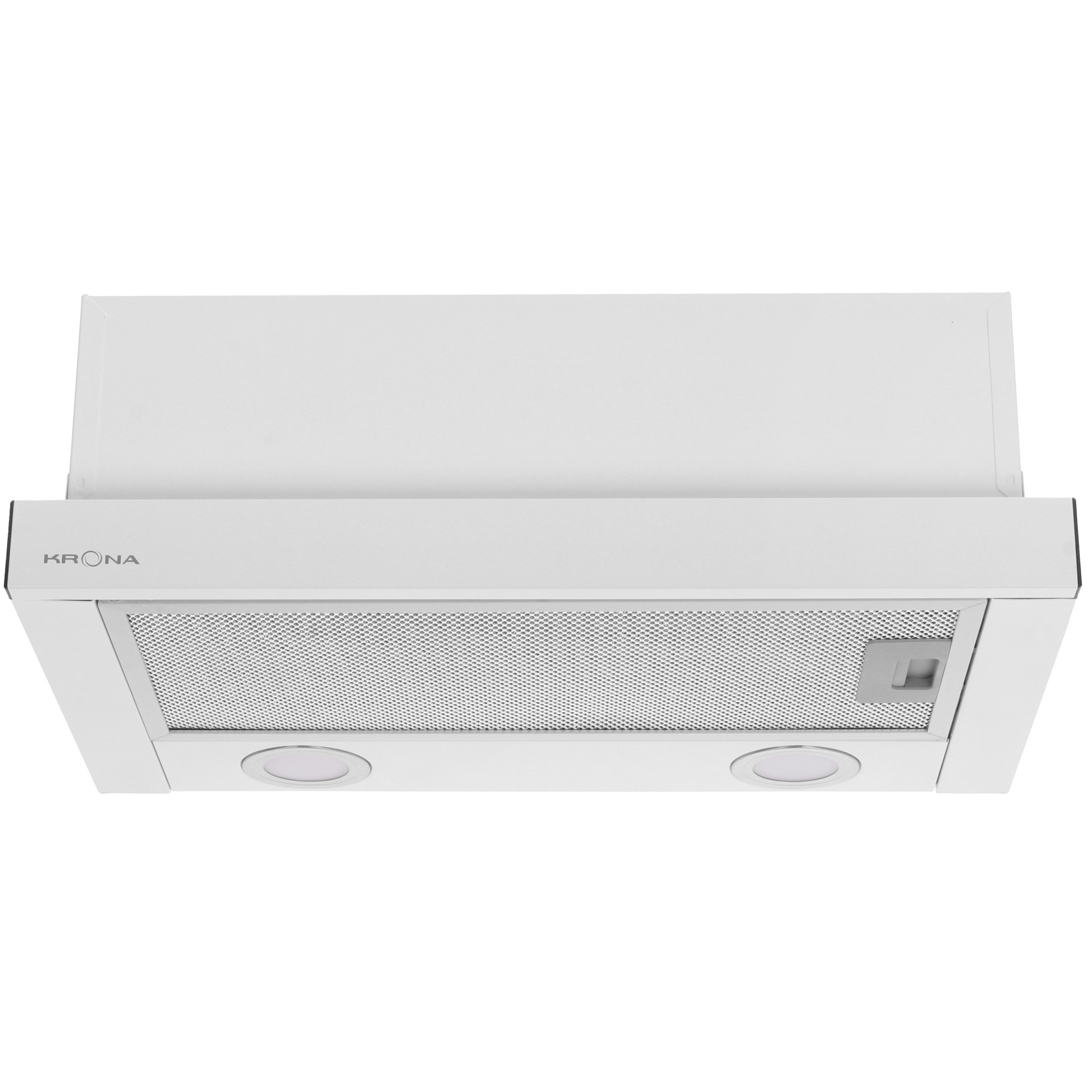 9063331 Вытяжка телескопическая KRONA KAMILLA T 500 белый/серый STDN-0026242 - Вид №1