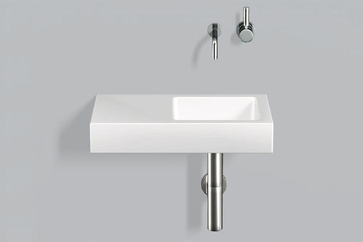 4274000400 Умывальник, wt.qs525.r, белая, для простого ухода Alape серия Q 