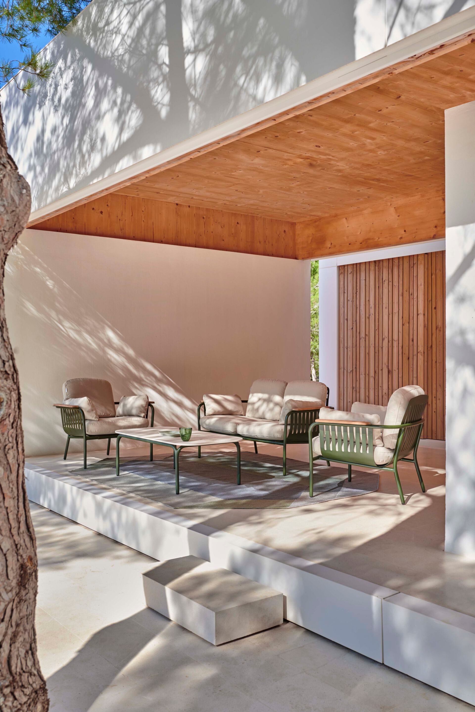 Фарфоровый прямоугольный садовый столик GANDIABLASCO ARCH-00109920 - Вид №8