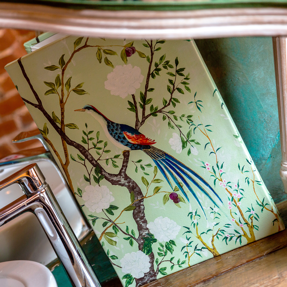 75080004 Картина «Шинуазри», версия 5 (холст, галерейная натяжка) Object Desire  - Вид №3