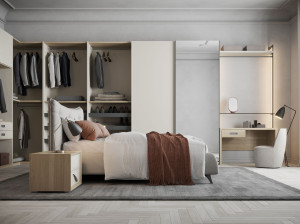 Деревянная спальня