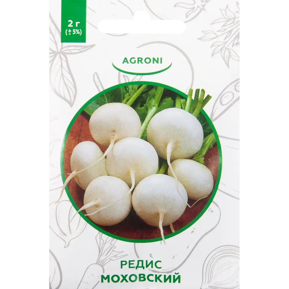 Семена Редис «Моховский» XS 82457679 STLM-2018171 AGRONI 