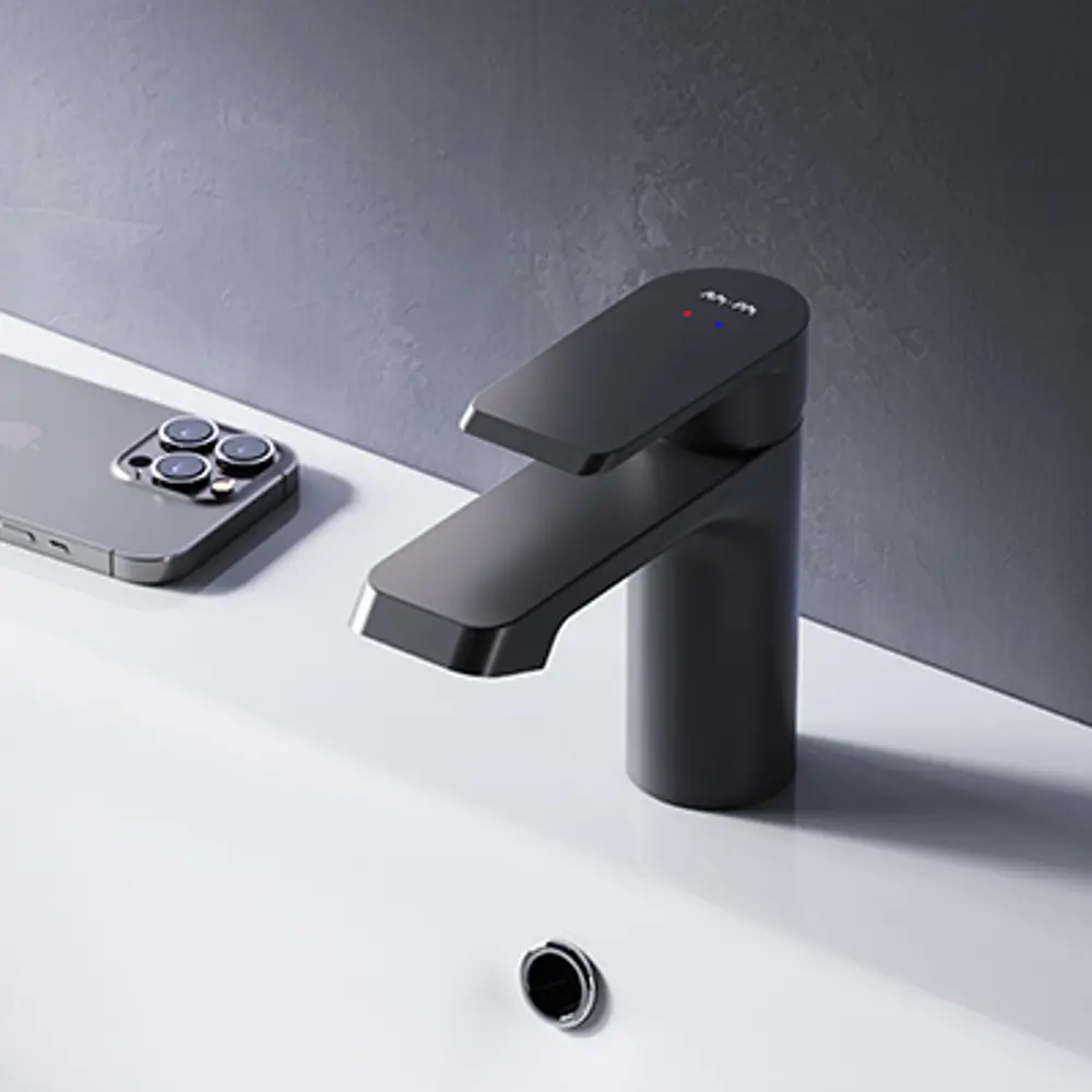 Смеситель AM.PM Flash для раковины - черный матовый 86406011 STLM-0996850 - Вид №6