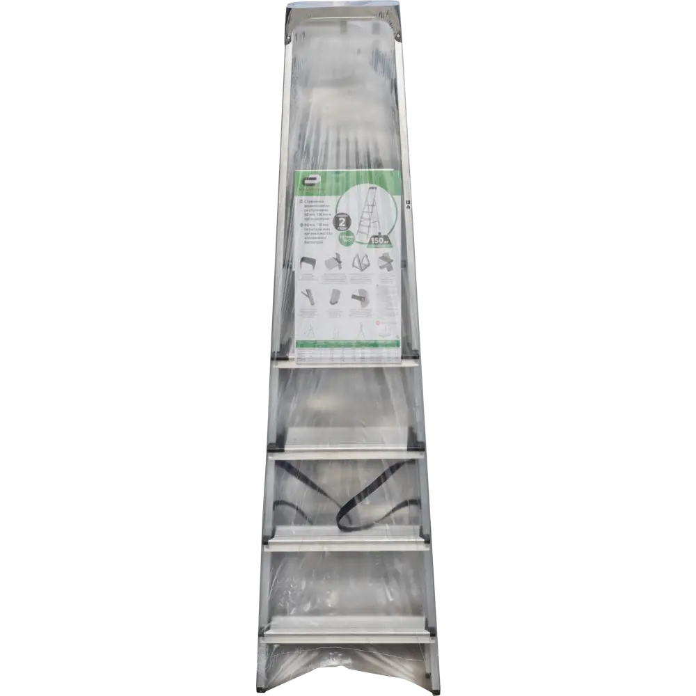 Алюминиевая стремянка Standers 5-ступенчатая с усиленной конструкцией 88936747 STLM-0846386 - Вид №12