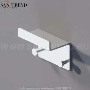 Agape MACH Крючок для одежды хромированный сатин AMAC0658SP