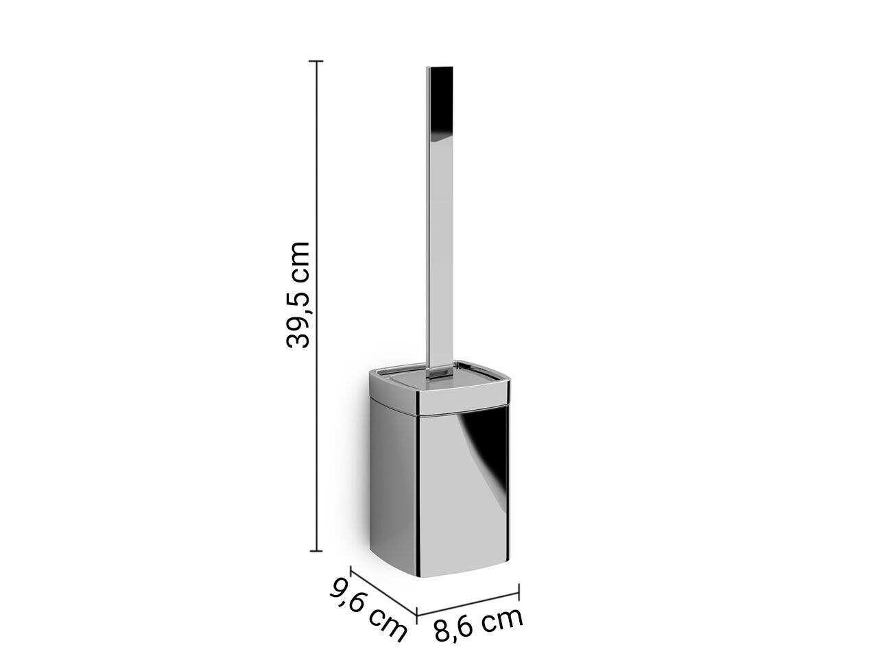 Туалетная щетка из нержавеющей стали GEDY Il Giglio ARCH-00100176 - Вид №2