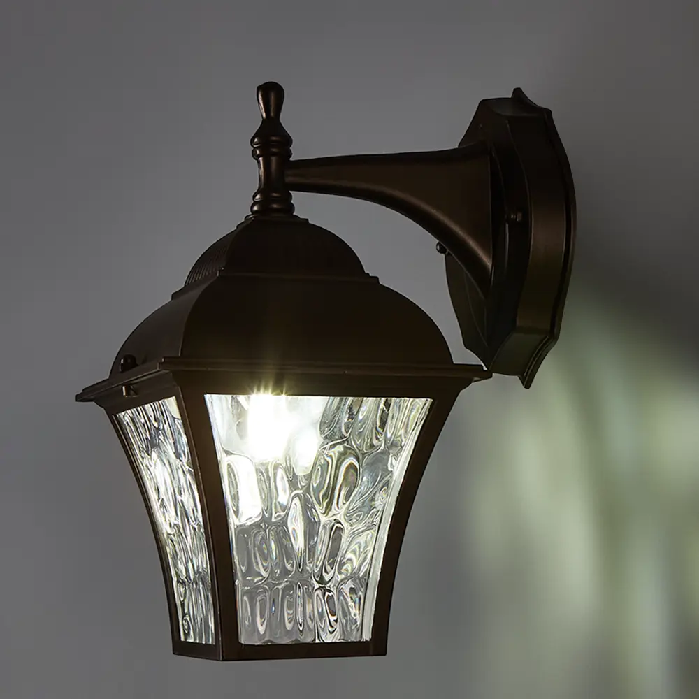 Светильник уличный настенный Apus D IP33 1XE27X40W цвет шоколадный 83960120 STLM-2169972 Elektrostandard  - Вид №1