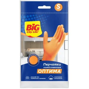 Перчатки латексные BIG CITY LIFE Оптима - защита и комфорт для хозяйственных работ 85881650