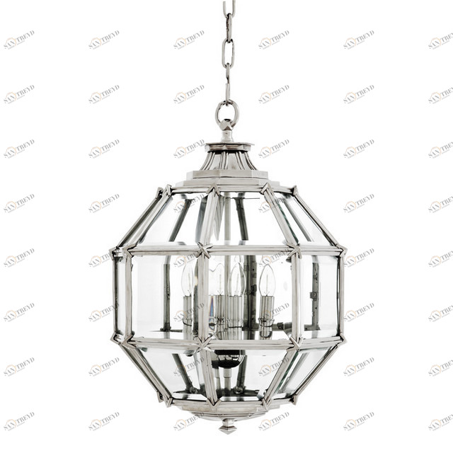 Фонарь Owen S от Eichholtz Хром 108847 EICHHOLTZ ДИЗАЙНЕРСКИЕ, EICHHOLTZ 060597 Хром 