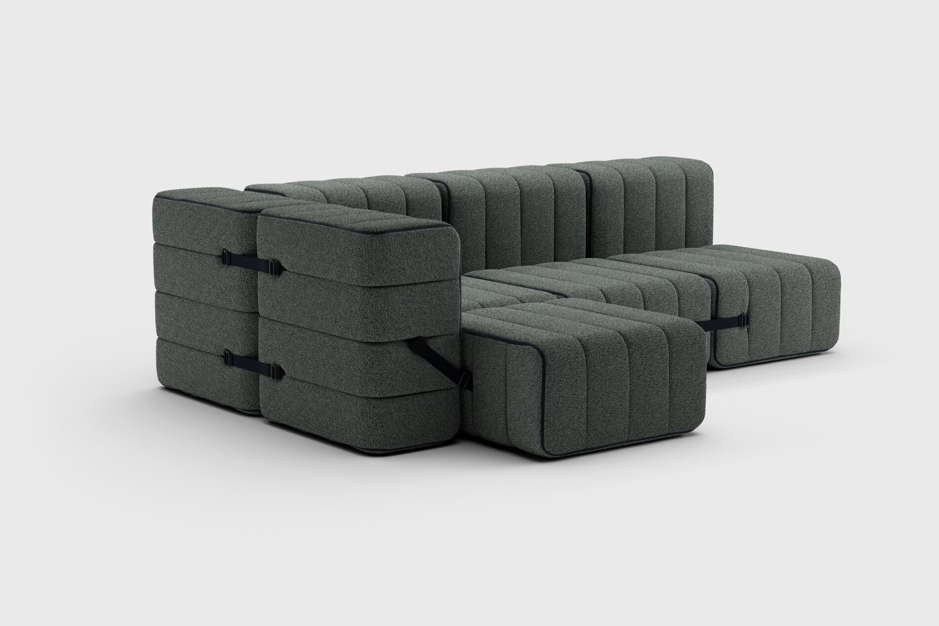 Модульный угловой диван из ткани AMBIVALENZ Curt ARCH-00061719 - Вид №49