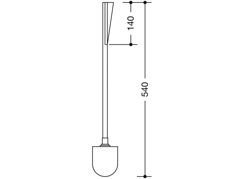 801.20.010 Щетка для унитаза HEWI Serie 477/801  - Вид №20