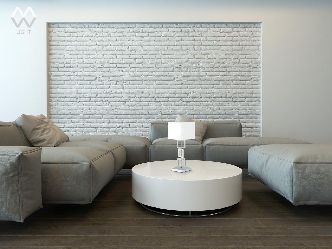 Настольная лампа MW-Light Прато 6 101030801 MW-LIGHT ИНТЕРЬЕРНЫЕ 195159 Белый;серебро  - Вид №1