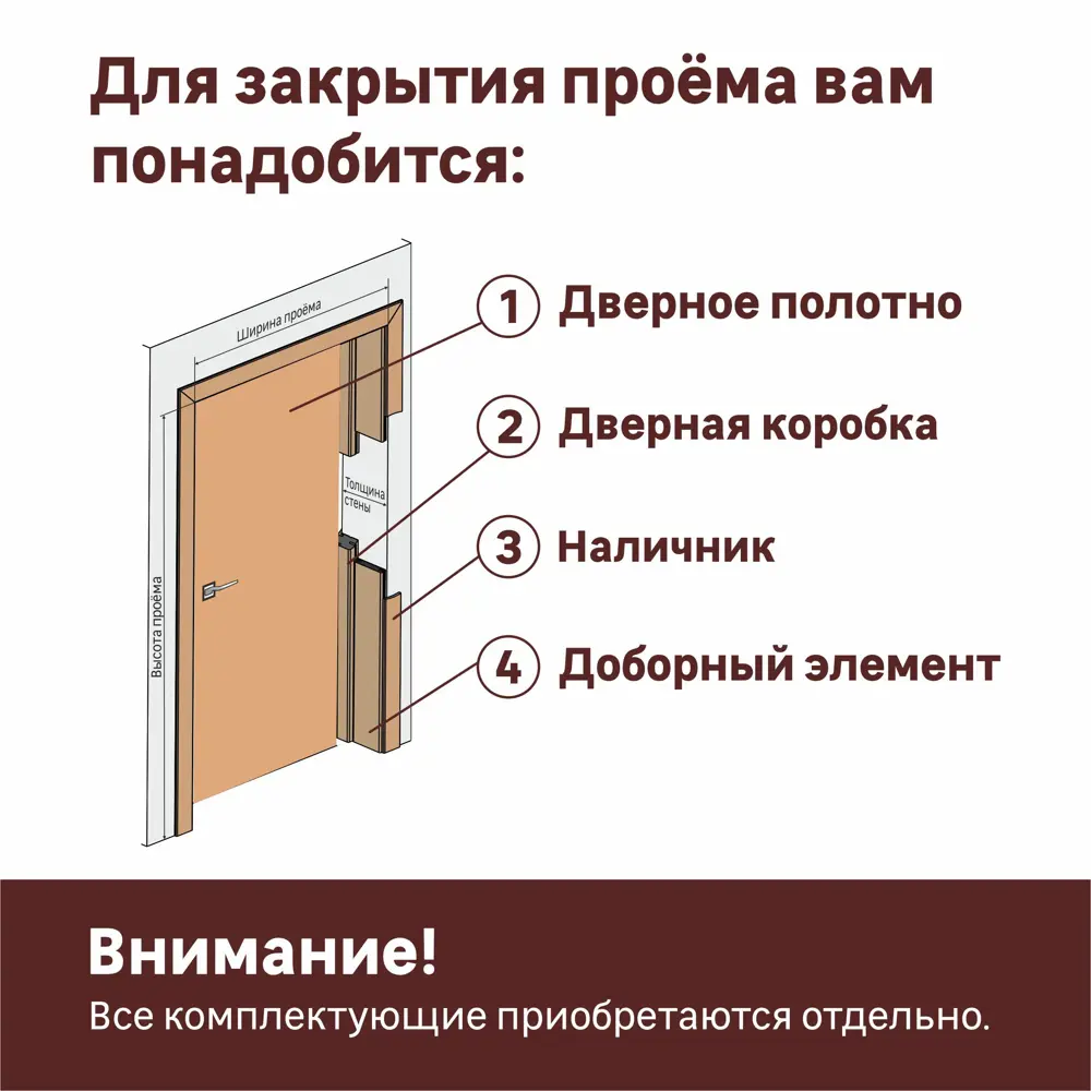 Дверь межкомнатная Artens Велдон глухая Hardflex цвет грей 80x200 см (c замком и петлями) 82401481 STLM-2093327  - Вид №4