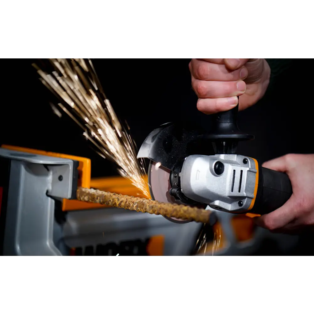 УШМ (болгарка) аккумуляторная Worx WX803, 20 В Li-ion 4 и 2 Ач, 125 мм STLM-2009571 - Вид №11