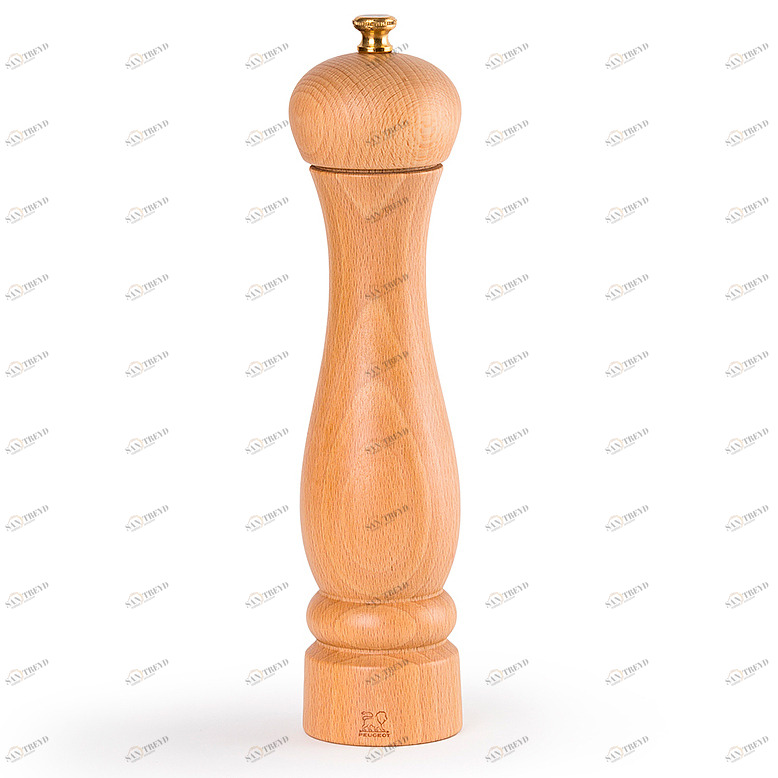 Мельница деревянная для перца натуральная 24 см Clermont PEUGEOT ДИЗАЙНЕРСКИЕ 00-3952001 Бежевый 