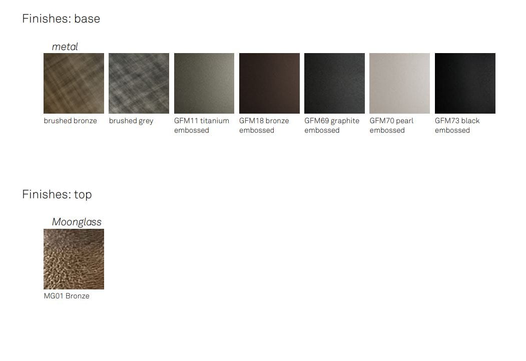 Стальной и стеклянный бочковый стол Cattelan italia LANCER MOONGLASS ARCH-00072460 - Вид №5