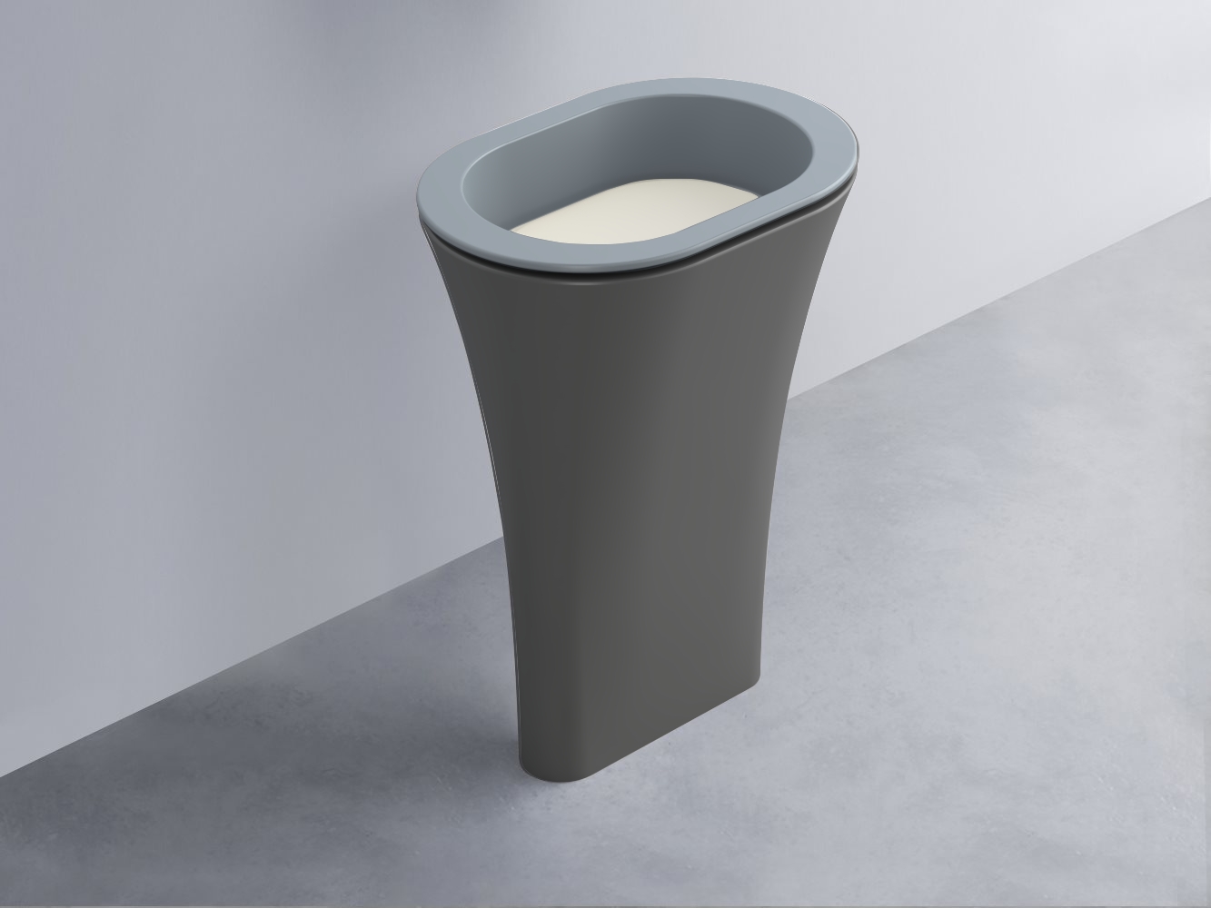 AMLA65-BR+AMPILO-TL+AMCOLO-CM Раковина Amedeo Ovale отдельностоящая cielo Enjoy + Amedeo Ceramica Cielo