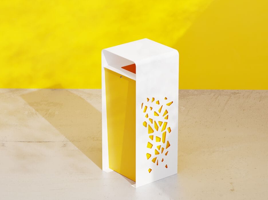 Корзина для мусора из оцинкованной стали DIMCAR Komete ARCH-00114526 - Вид №1