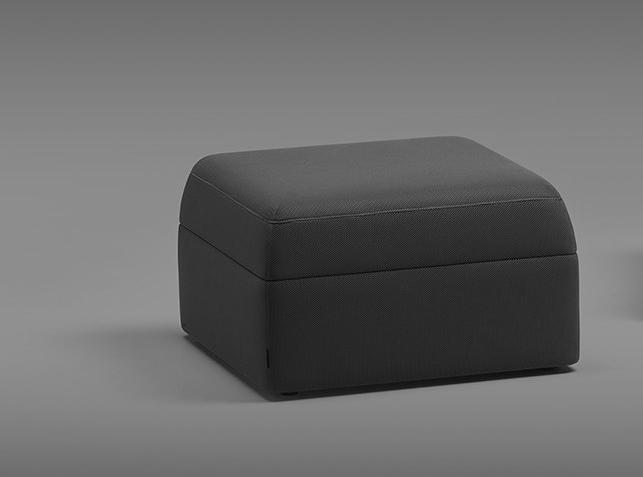 mminterier Квадратный пуф из ткани Element evo sun-id-1373137 - Вид №1