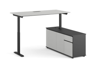 Прямоугольный стол с ящиками