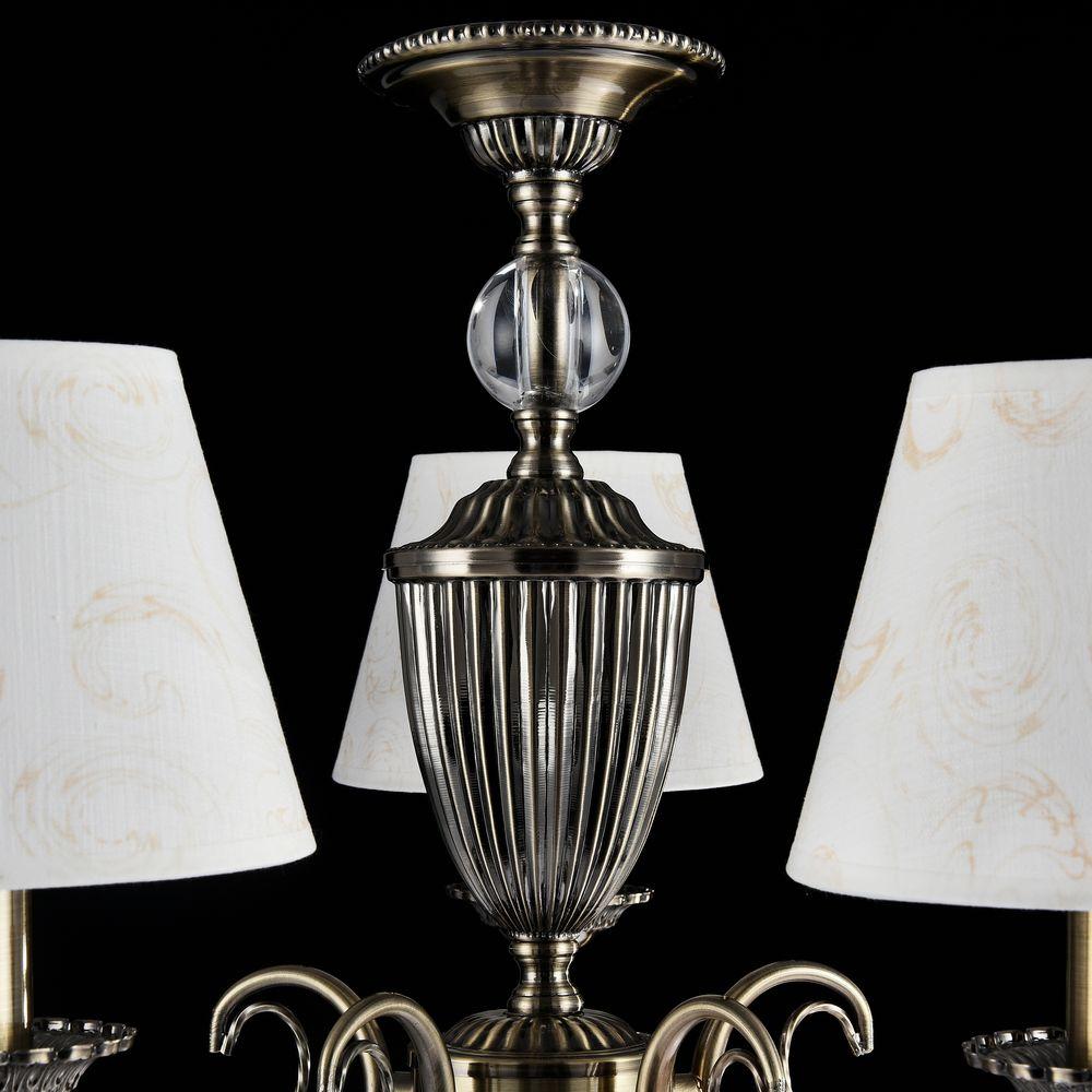 Подвесная люстра Freya Brossard FR2904-PL-05-BZ FREYA BROSSARD 186726 Белый  - Вид №3