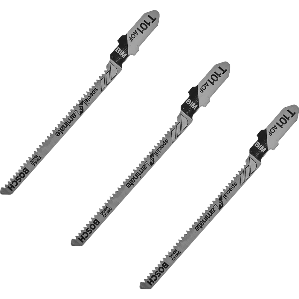 Набор пилок для лобзика по ламинату Bosch T101AOF, 3 шт. 83497458 STLM-2135285 BOSCH PROFESSIONAL 