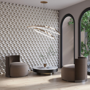 Трехмерное гипсовое покрытие