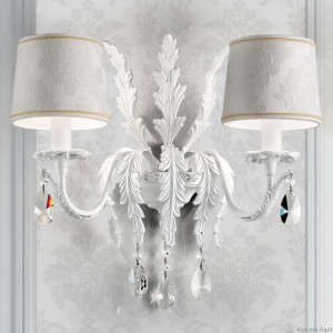 Masiero ACANTIA A2 V90/DAM/14/BK cut crystal бра