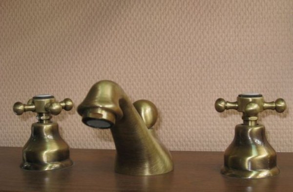 Смеситель MIGLIORE Lady ML.LAD-912.BR для раковины - бронза, на 3 отверстия  - Вид №1