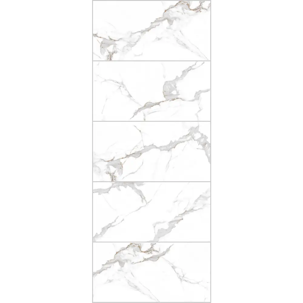 Глазурованный керамогранит Statuario 60x120 см 1.44 м² матовый цвет белый Santreyd Carving Pro STLM-2090448 - Вид №2