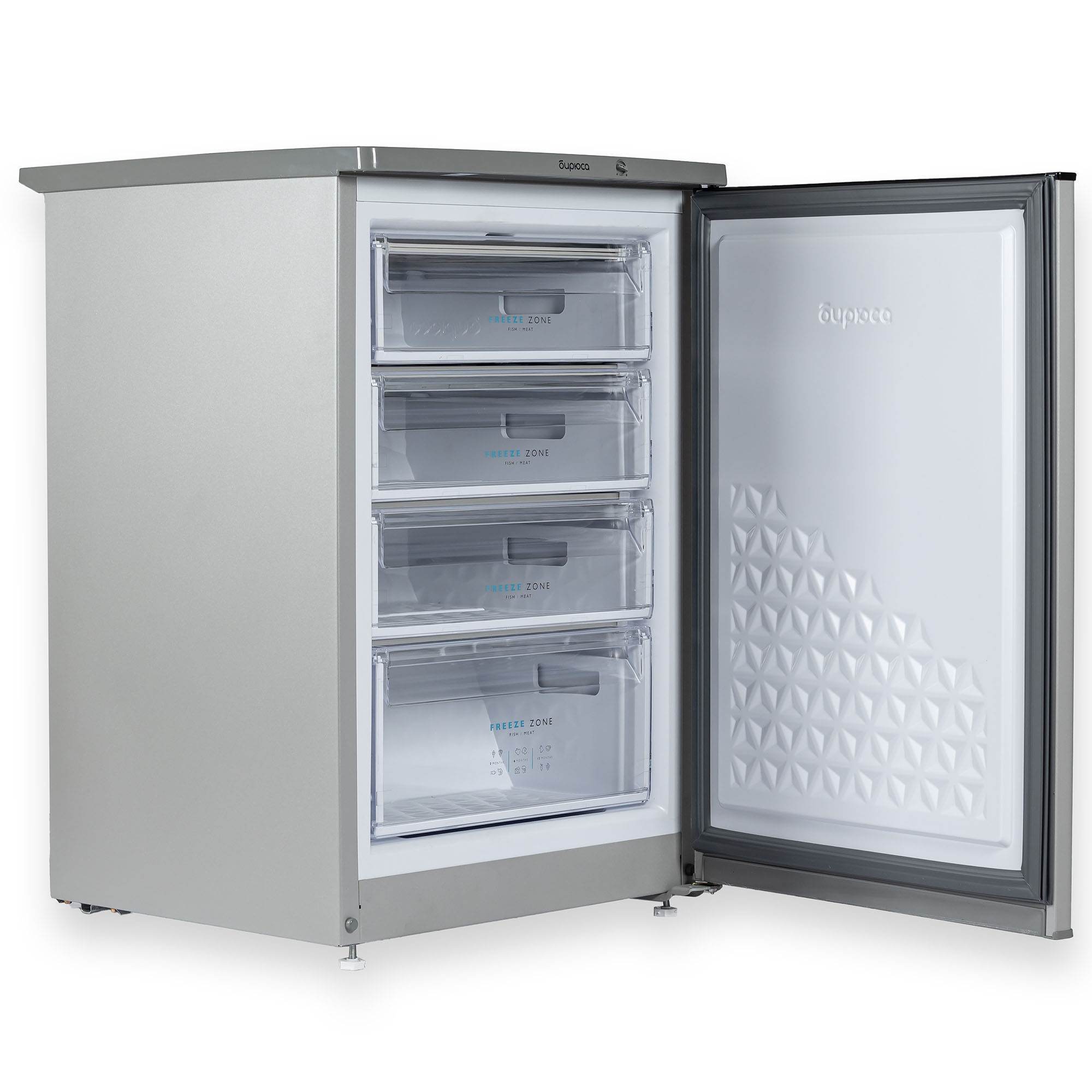 9248620 Морозильный шкаф  Бирюса M514 серебристый STDN-0121259 - Вид №4