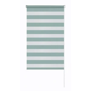 Рулонная штора день-ночь MIAMOZA Петер 100×160 см бирюзовая 89411362