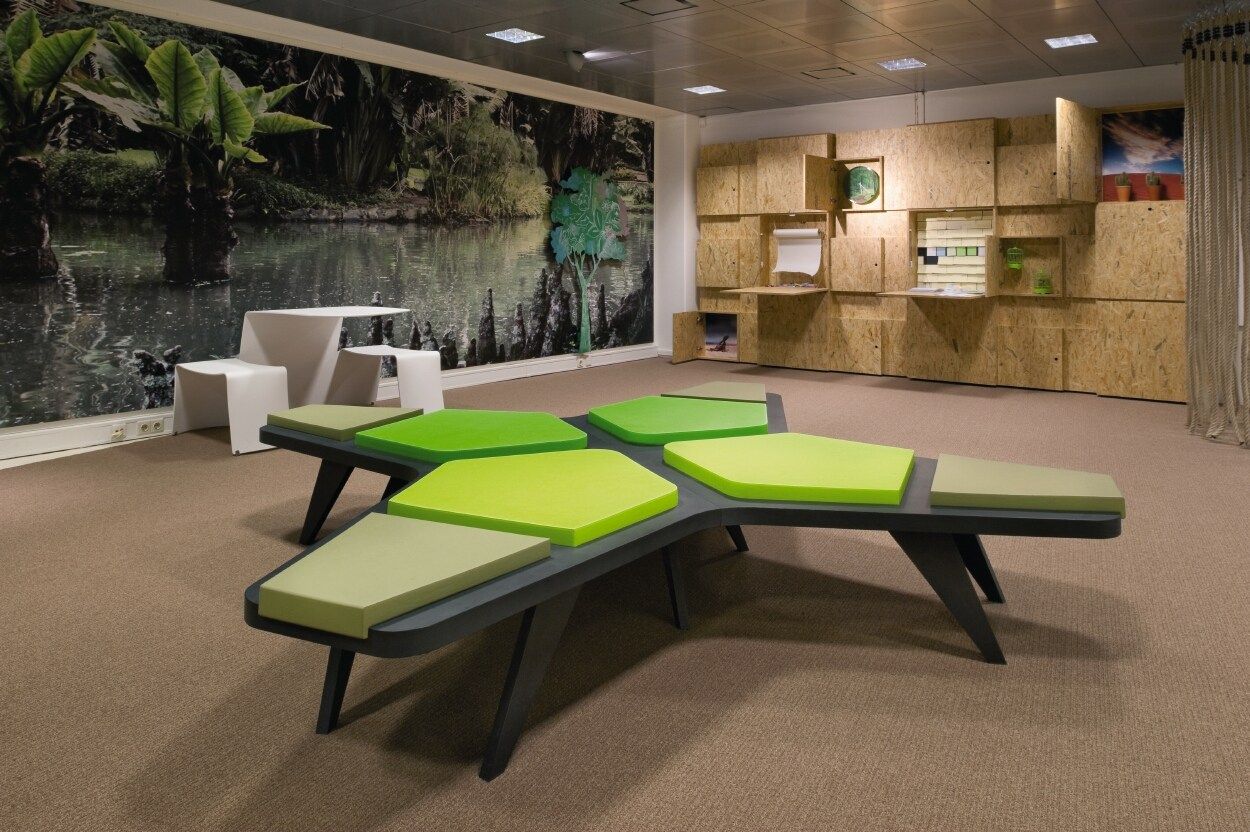 Деревянная скамья и QM Foam без спинки Quinze & Milan Airbench ARCH-00030996 - Вид №1