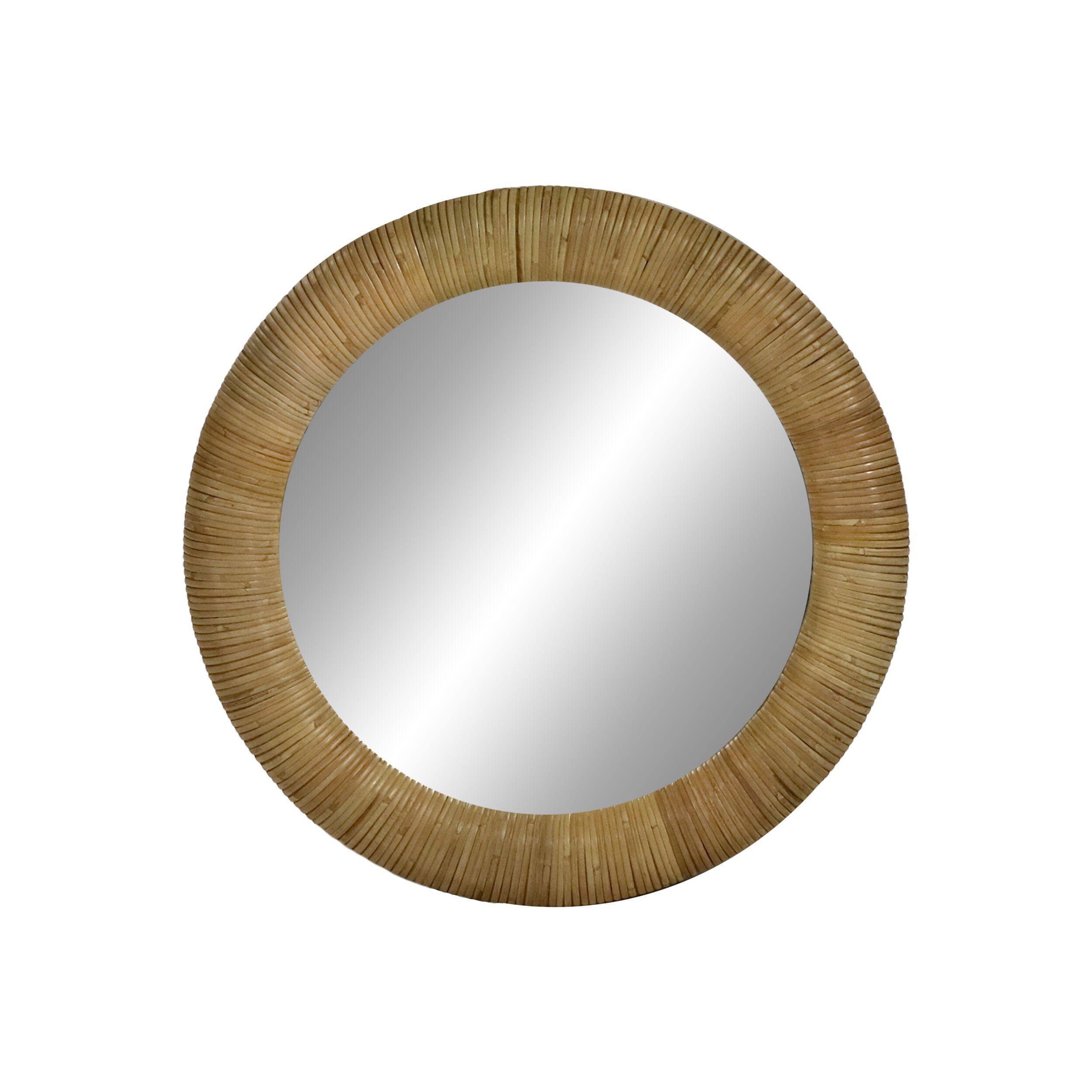 Ротанг круглое зеркало POMAX IMAGINAR ARCH-00129725 - Вид №2