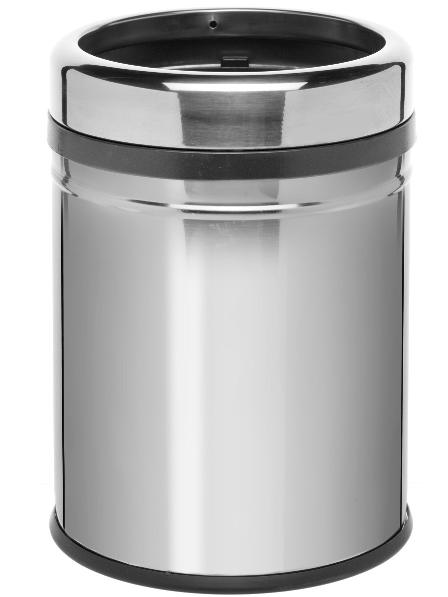 Ведро для мусора  без крышки Venus 8L Chrome NAVAKO 11145