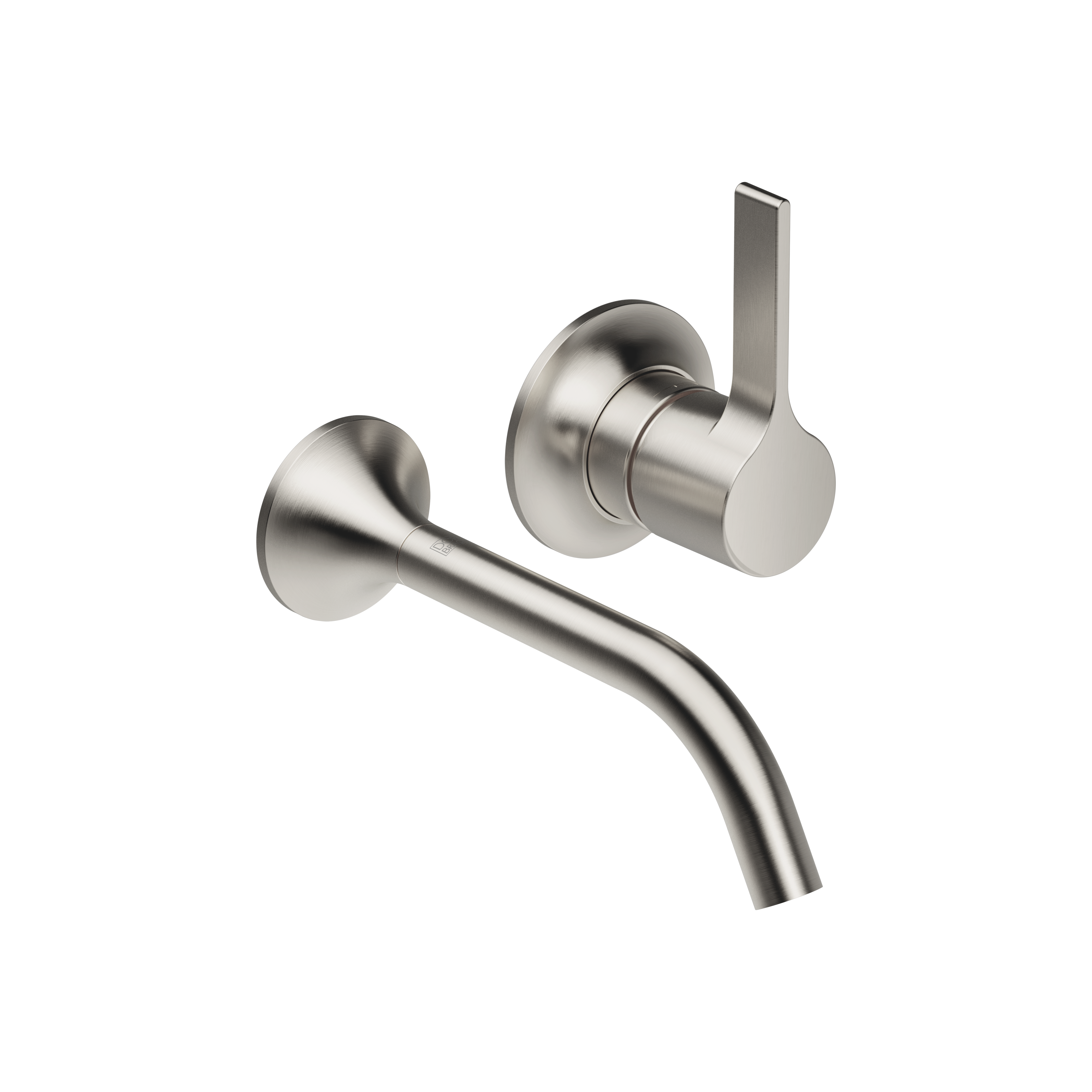 VAIA Смеситель для раковины, однорычажный, настенный, без донного клапана - Brushed Platinum DornBracht 36860809-06
