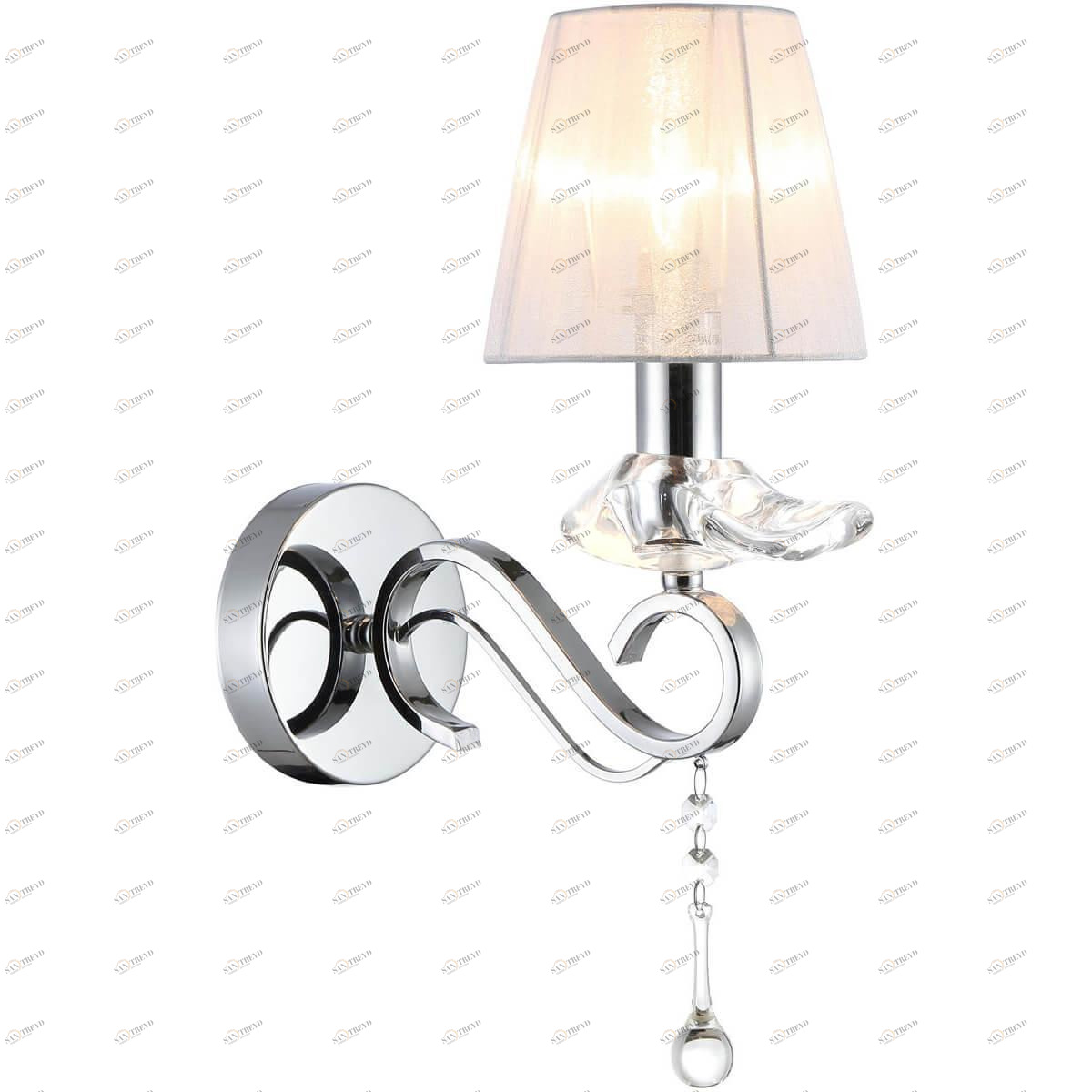 Бра настенное белое Rivoli Congelato 3020-401 RIVOLI CONGELATO 00-3929988 Белый 