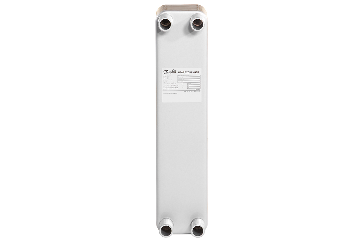 Danfoss Паяный пластинчатый теплообменник серии XB37 XB 37H-1 120 PN25 Паяный ТО 004H7314  - Вид №2