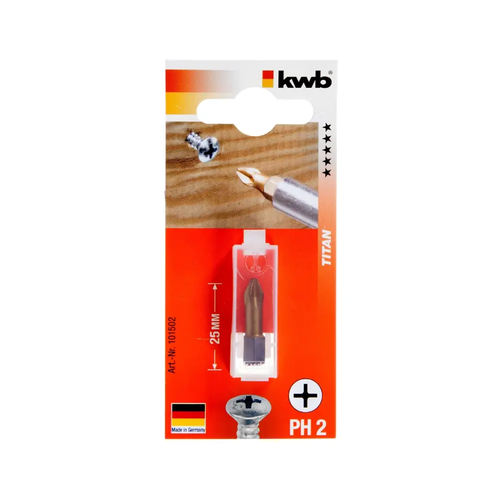 Бита KWB Titan Ph2, 1/4 дюйма 12562350 STLM-2044333  - Вид №1