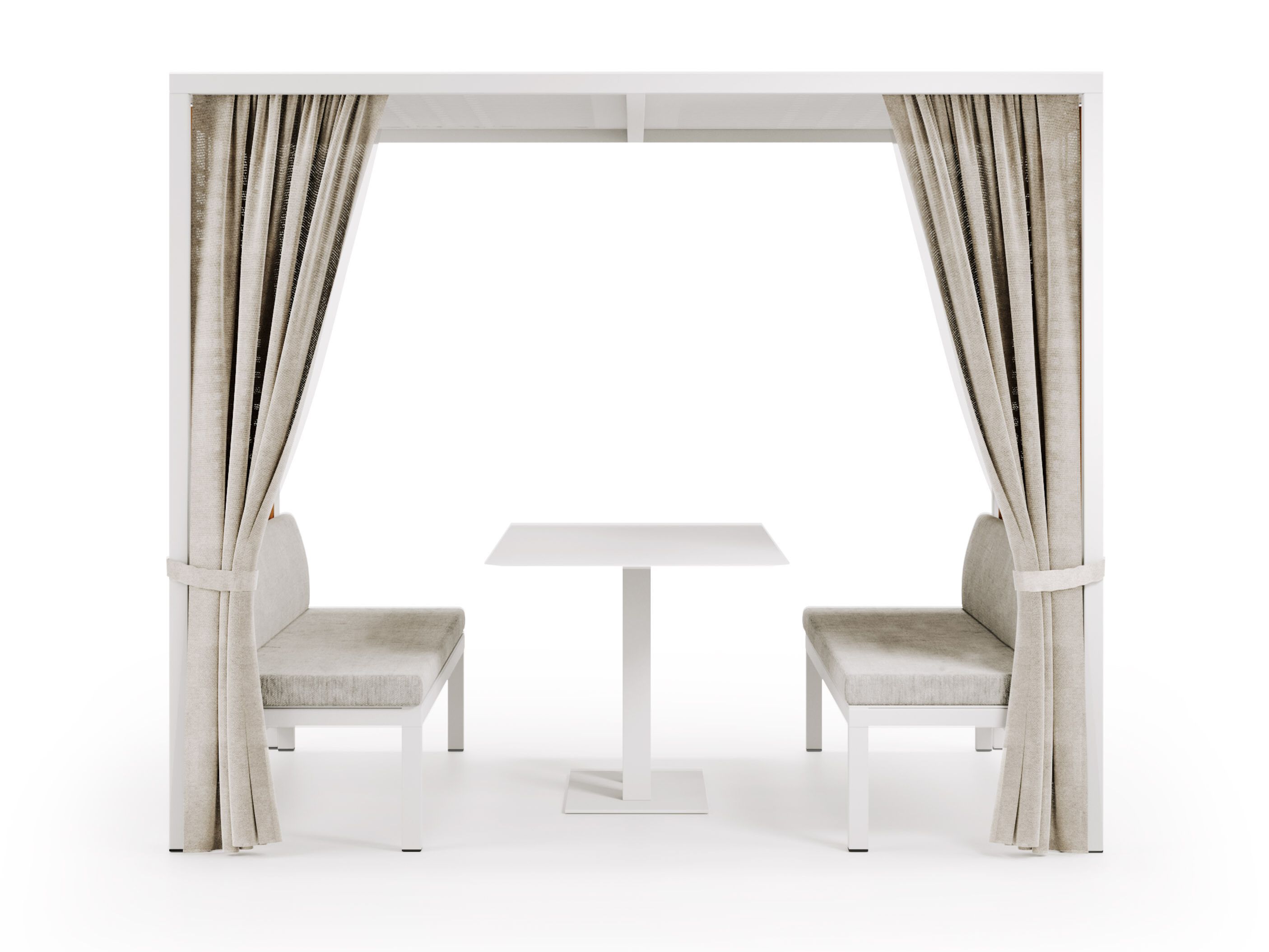 Алюминиевая беседка со столом Atmosphera альков ARCH-00084881 - Вид №4