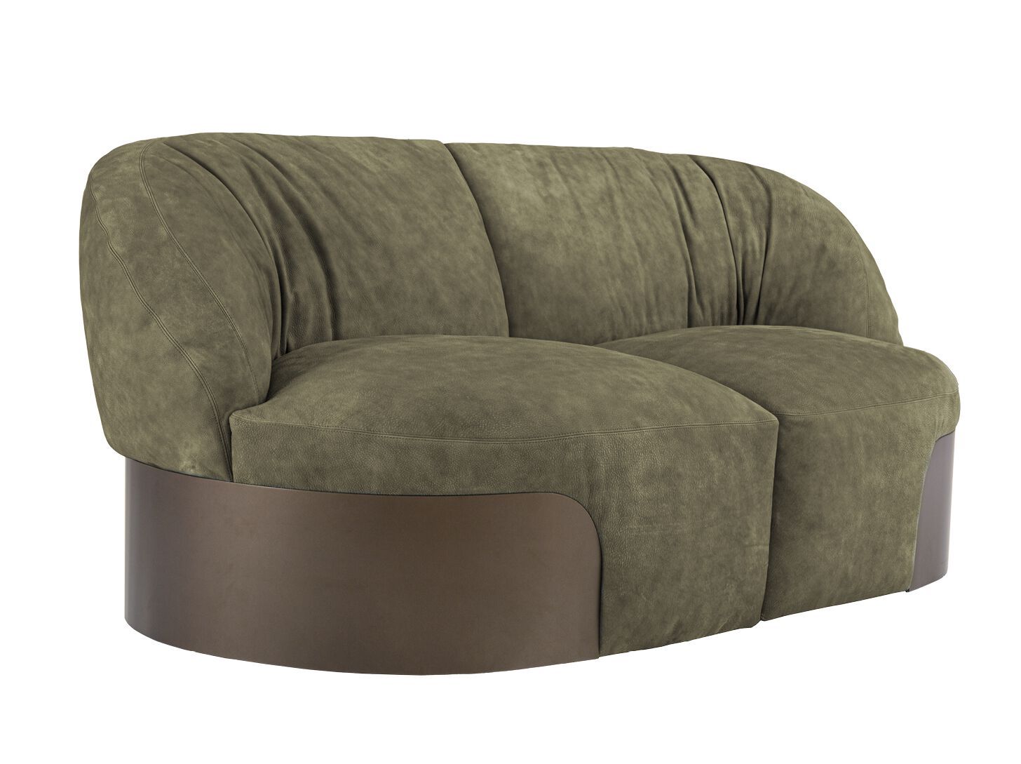 2-местный кожаный модульный диван Borzalino BELT ARCH-00013385