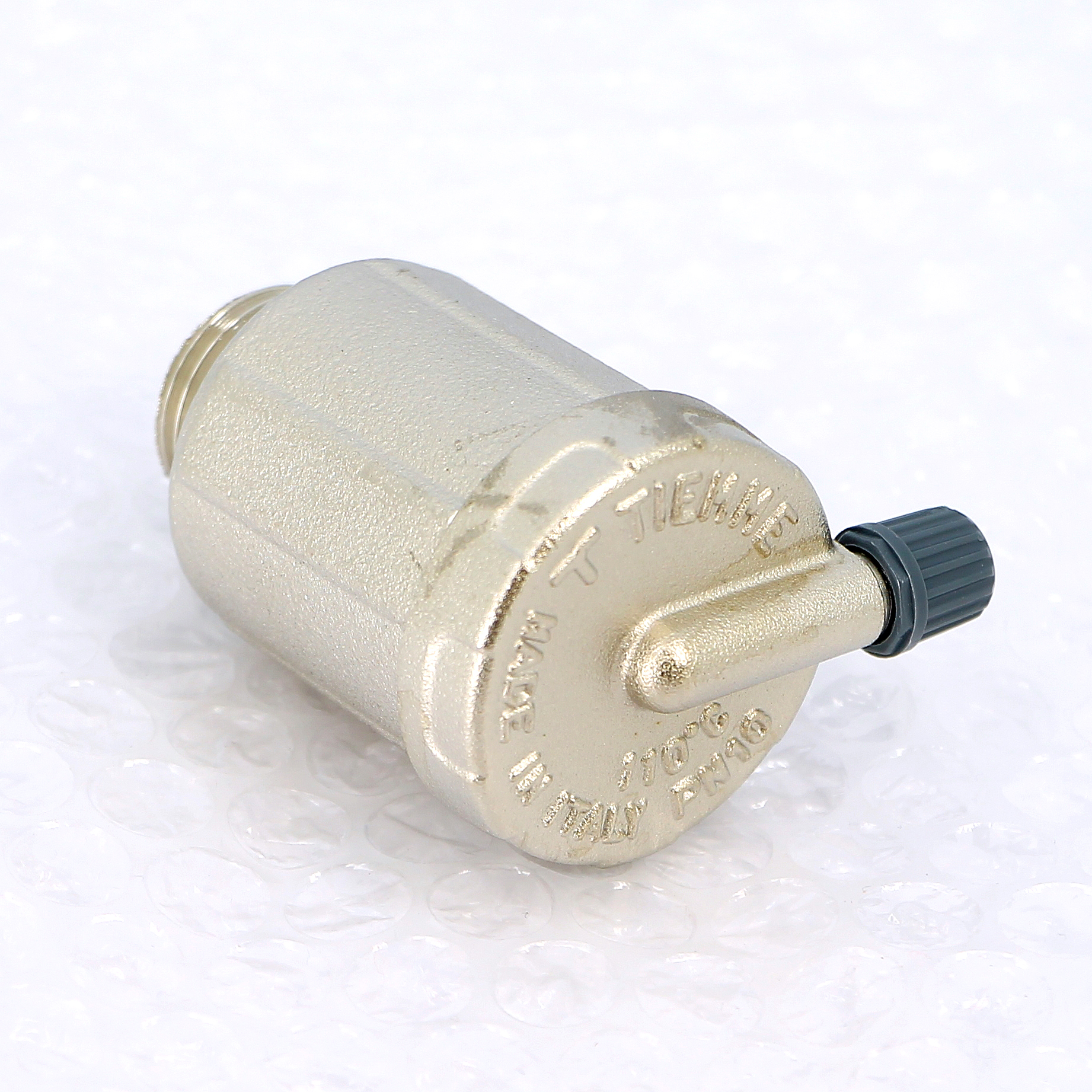 Воздухоотводчик автоматический с боковым выпуском никелированный TIEMME 1/2" 1980004 - Вид №2