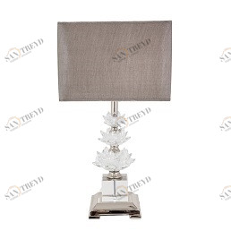 Настольная лампа Crystal 5009 PUSHA ИНТЕРЬЕРНЫЕ 062083 Бежевый;прозрачный 