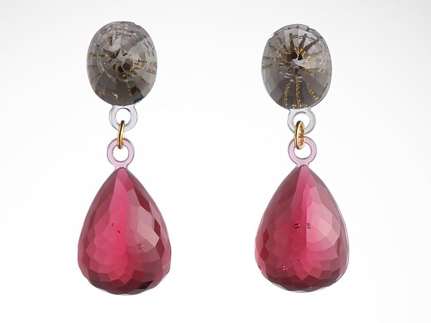 Corsi Design Серьги из смолы Crown Cjq-3004-01/02 - Вид №1