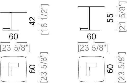 Arketipo Сервиз стеклянный квадратный  5703806  - Вид №4