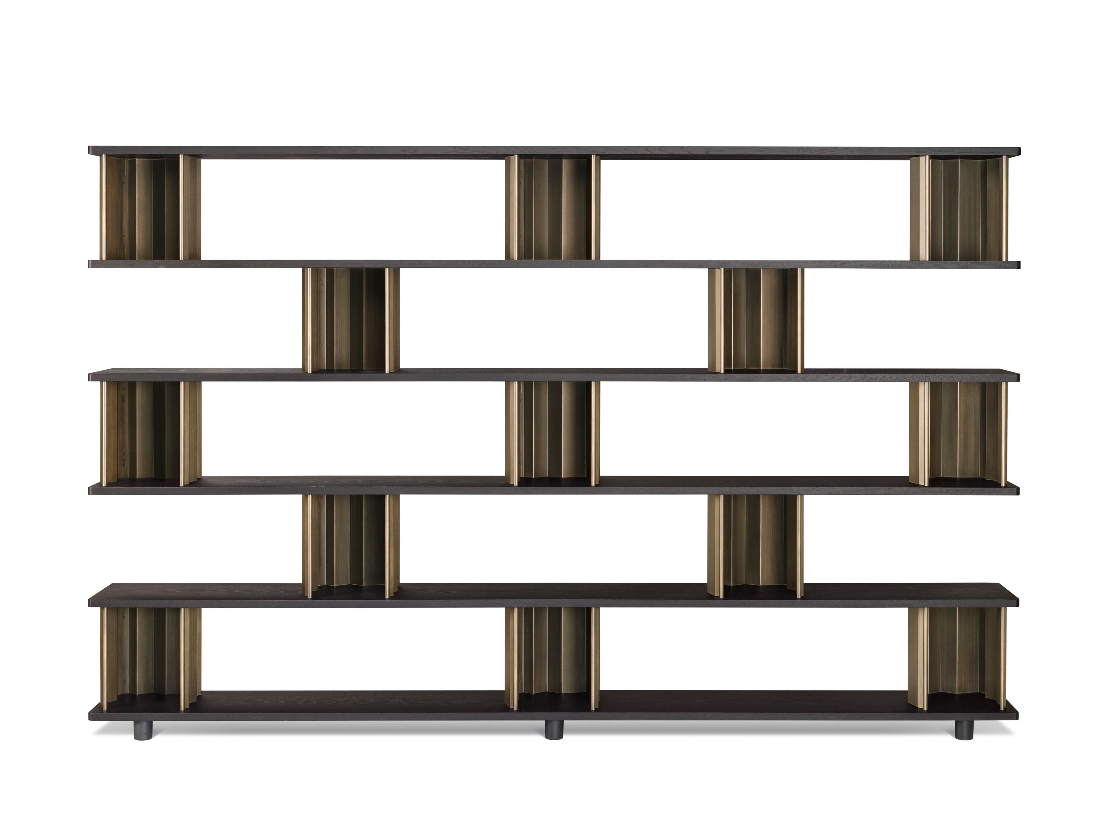 Деревянный секционный книжный шкаф GHIDINI1961 PLOMIS ARCH-00046656