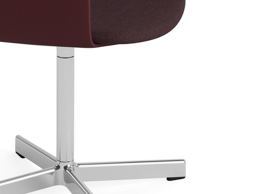 Вращающееся кресло с мягким сиденьем с подлокотниками Hay макет ARCH-00143548 - Вид №1