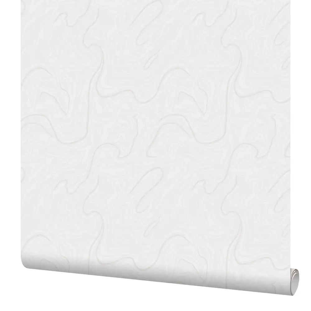 Santreyd Erismann Lena - Флизелиновые обои белого цвета для стильного интерьера 89372640 STLM-1368430