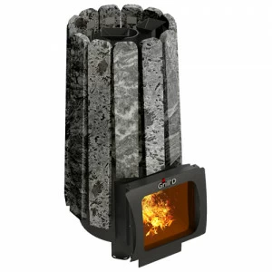 Печь для бани GRILL'D Cometa 180 Vega Short Window Max Stone с закрытой каменкой