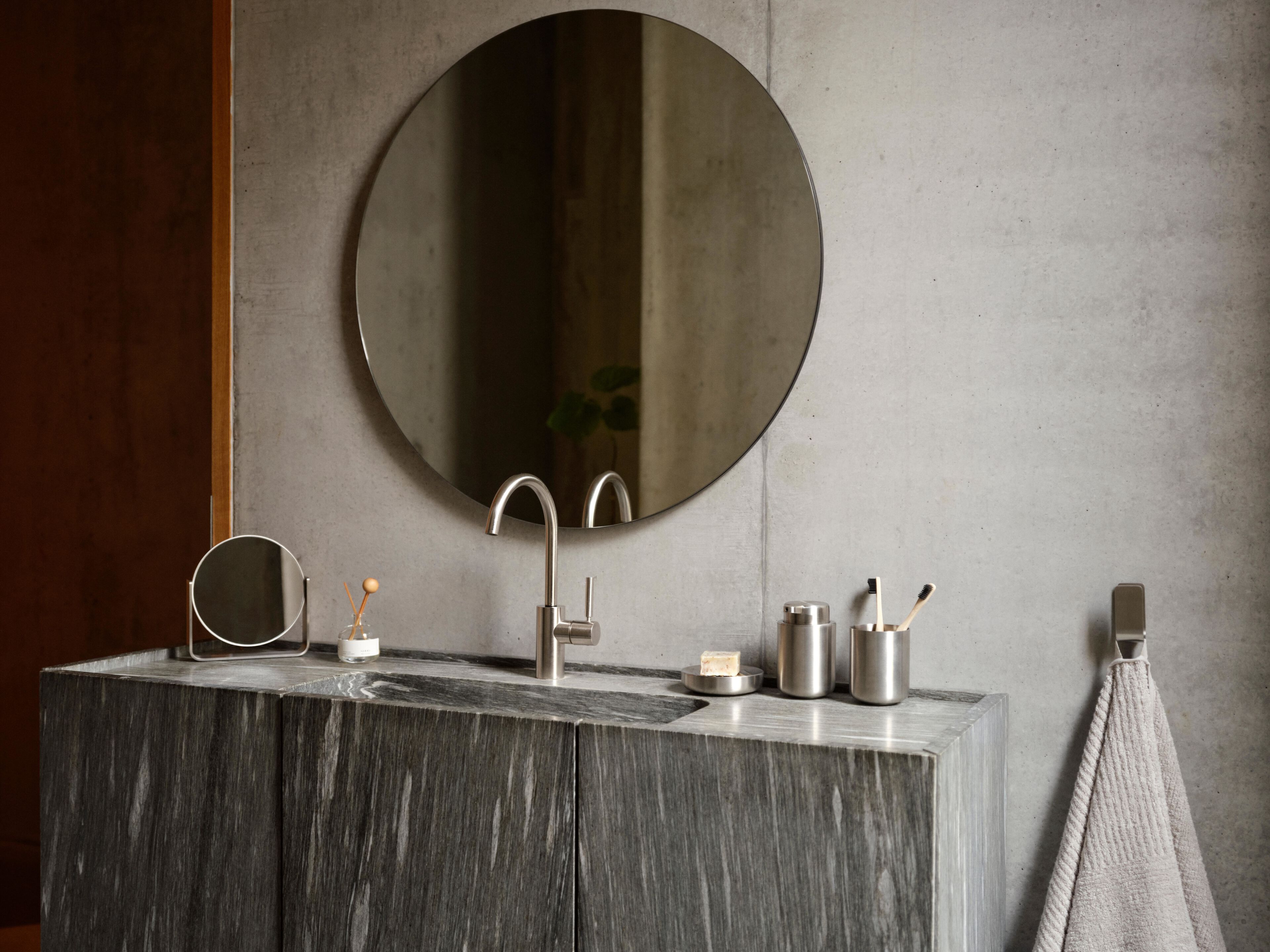 Увеличительное зеркало из нержавеющей стали ZONE DENMARK Ume ARCH-00087510 - Вид №4